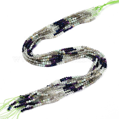 Природных драгоценных камней смешанного бисер нитей&nbsp;G-D080-A01-02-18-1