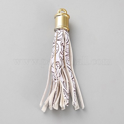 Подвески из искусственной кожи с кисточками FIND-CJC0011-56B-1