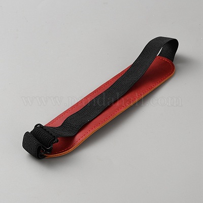 Чехол для ручки из искусственной кожи AJEW-WH0695-095C-1