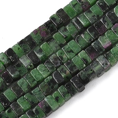 Натуральный рубин в цоизита бусин пряди&nbsp;G-A280-C09-01-1