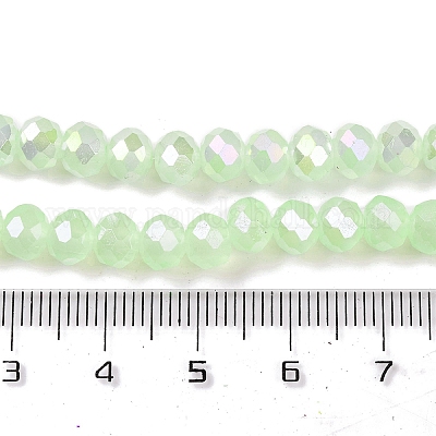 Запекание гальванических нитей стеклянных бусин DGLA-A039-J8mm-B17-1