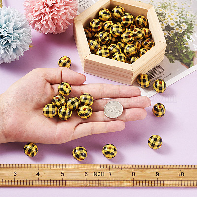 Натуральные деревянные бусы&nbsp;WOOD-TAC0010-05M-1