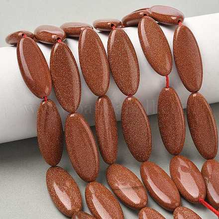 Синтетические голдстоуновские бисер пряди&nbsp;G-B078-E14-01B-1