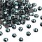 Preciosa® Crystal Hotfix Flatback Stones, Czech Crystal, Round(438 11 612 Chaton Rose VIVA 12 ®), 30010 Smoked Sapphire, SS10(2.7~2.9mm)