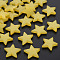 Imitation Jelly Acrylic Beads, Star, Yellow, 20.5x22x5mm, Hole: 1.8mm, about 500pcs/500g