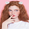 2Pcs Cat Ear Shape Plush Claw Hair Clips, for Women Half Bun Hairpins for Thick Hair, White, 53mm