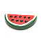 Resin Cabochons, Watermelon, Red, 33x17x6mm
