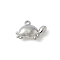 304 Stainless Steel Charms, Tortoise Charm, Anti-Tarnish, Stainless Steel Color, 10.5x16x5mm, Hole: 1.2mm
