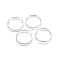 Tarnish Resistant 304 Stainless Steel Jump Rings, Open Jump Rings, Round Ring, Stainless Steel Color, 18 Gauge, 20x1mm, Inner Diameter: 18mm