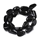Натуральный черный камень бисер нитей&nbsp;G-L650-D01-01-3