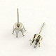 Серьги-гвоздики из нержавеющей стали марки 304 STAS-R063-58-1