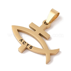 Подвески из нержавеющей стали 304 с вакуумным покрытием pvd&nbsp;STAS-M068-02G