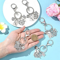 5 шт. дорожный брелок из сплава&nbsp;KEYC-YW00244