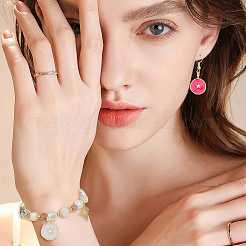 8шт 8 цвета латунные подвески с эмалью&nbsp;KK-HY0003-19