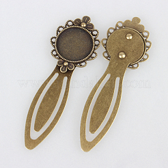 Сеттинги закладки кабошон железа&nbsp;X-PALLOY-N0084-25AB-NF