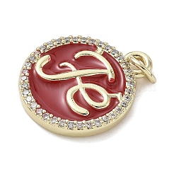 Латунные микро проложить кубического циркония подвески&nbsp;KK-K368-14G