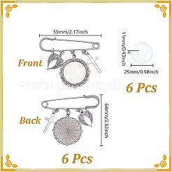 Наборы для самостоятельного изготовления брошей из нержавеющей стали на выпускной&nbsp;AJEW-NB00020