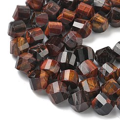 Природных тигровый глаз бисер нитей&nbsp;G-C267-B15