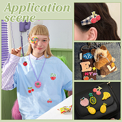 8 шт. 4 стиля стеклянных кристаллов вышитые нитки для пришивания/приклеивания заплаток&nbsp;PATC-PH0001-38