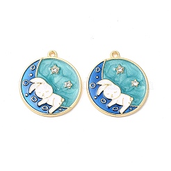 Подвески из эмали и сплава ENAM-C005-11G-01