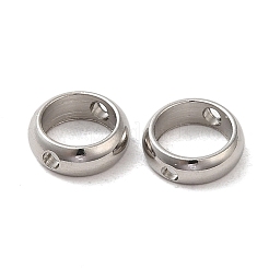 Рамки для бусин из нержавеющей стали 201 STAS-O130-06P-D