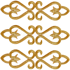 20 шт. цветочные полиэстеровые компьютеризированные вышитые нашивки&nbsp;PATC-CY0001-33