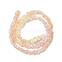 Прозрачные стеклянные бусины&nbsp;GLAA-H023-02A