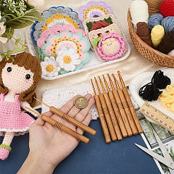 Алюминиевые вязальные крючки иглы&nbsp;SENE-DJ0001-08