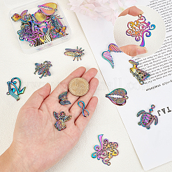 Подвески из сплава 24шт 12 стиля&nbsp;PALLOY-PH0001-85