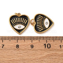 Подвески из нержавеющей стали 304 со стразами&nbsp;STAS-U061-28G-01A