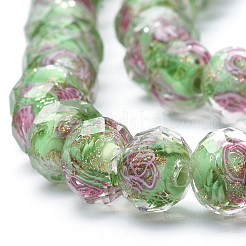 Ручной золотой песок бусины бисер нитей&nbsp;LAMP-R141-10mm-10