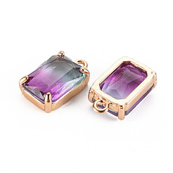 Стеклянные подвески градиентного цвета&nbsp;GLAA-S193-008-A08