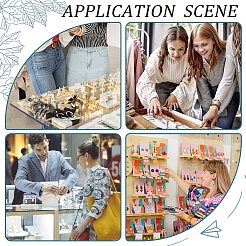 Акриловый дисплей серьги стойки&nbsp;EDIS-WH0029-15A-WH