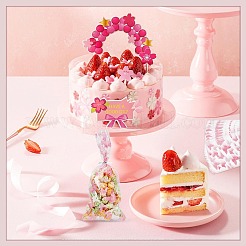 100 шт. целлофановые пакеты для конфет с принтом бабочек из ОПП&nbsp;OPP-SP0001-06