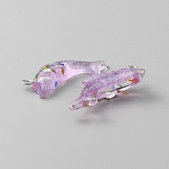 Прозрачные смоляные подвески&nbsp;DIY-TAC0020-25G