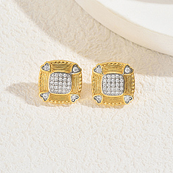 Серьги-гвоздики из латуни&nbsp;DM5598