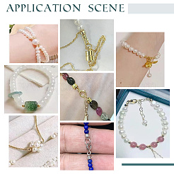 40 шт. 2 цвета латунные обжимные бусины&nbsp;KK-AR0003-27