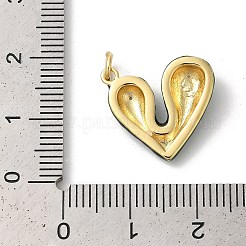 Подвески из латуни с эмалью в стойку&nbsp;KK-Z056-42G-03