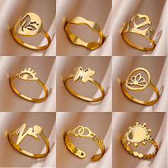 Индивидуальные специальные кольца из нержавеющей стали 304 для женщин&nbsp;FS-WG32BFC-02