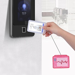 Катушка для значков из блестящего акрила и АБС-пластика&nbsp;AJEW-SZ0002-47D