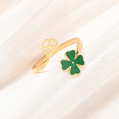 Открытые кольца манжеты из нержавеющей стали 304&nbsp;RJEW-D337-02G