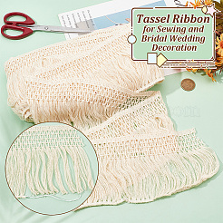 16 ярд хлопковой кружевной ленты с отделкой по краям&nbsp;OCOR-WH0092-24