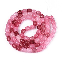 Выпечки нарисованные потрескивание стеклянные бусины пряди&nbsp;DGLA-N019-01B-05