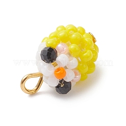 Подвески-птицы из стеклянных бусин&nbsp;PALLOY-MZ00971-01