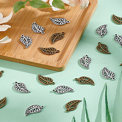 160 шт. двухцветные подвески из сплава в тибетском стиле&nbsp;TIBEP-LP0001-04