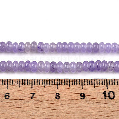 Окрашенные природные белый нефрит бисер пряди&nbsp;X-G-T139-57A-08