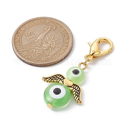 Ecil глаз ангела подвеска из смолы украшения&nbsp;HJEW-JM01514-01