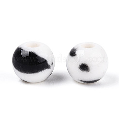 Фарфоровые бусины ручной работы&nbsp;PORC-T133-11B-16