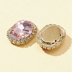 Овал пришиваем стразами RGLA-FS0001-06