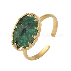 Женские серьги-гвоздики из нержавеющей стали 304 бирюзового цвета в форме овала&nbsp;EJEW-R010-01G-03